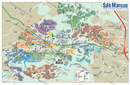 San Marcos and Lake San Marcos Map with Neighborhoods - FILES - PDF and Adobe Illustrator - no box