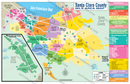 Santa Clara County MLS Area Map - POSTER PRINTS