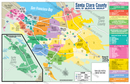 Santa Clara County MLS Area Map - FILES - PDF and AI, editable, vector, royalty free - with box