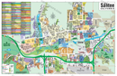 Santee Map, San Diego County, CA - FILES - PDF and AI, editable, vector, royalty free - no box