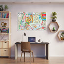 Serra Mesa Map, San Diego, CA - POSTER PRINTS