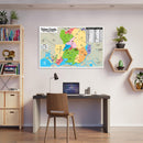 Solano County Zip Code Map - POSTER PRINTS