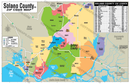 Solano County Zip Code Map - POSTER PRINTS