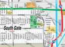 South Gate Map - PDF, editable, royalty free