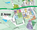 St. Helena Map, Napa County, CA - FILES - PDF and Adobe Illustrator - zoom
