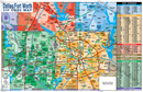 Dallas Fort Worth Zip Code Map - Counties Colorized - FILES - PDF and AI, layered, editable, vector, royalty free