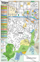 Tarzana Map - PDF, editable, royalty free