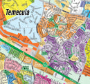 Temecula Map, Riverside County, CA - PDF File, editable, royalty free