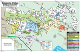 Temecula Valley Wine Country Map - FILES: PDF and AI, vector, editable, royalty free