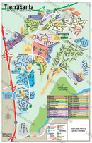 Tierrasanta Map, San Diego County, CA - FILES - PDF and Adobe Illustrator - with box