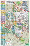 Torrance Map, Los Angeles County, CA - FILES: PDF and AI FILES, vector, editable