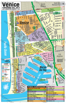 Venice Map, Los Angeles, CA - FILES - PDF and AI, editable, vector, royalty free - no box