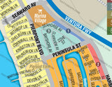 Ventura Beach Map Ventura Harbor Map - PDF, editable, royalty free