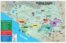 Ventura County Golf Course Map - POSTER PRINTS