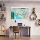 Ventura County Pickleball Map - POSTER PRINTS