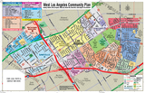West Los Angeles Community Plan Map - PDF, editable, royalty free