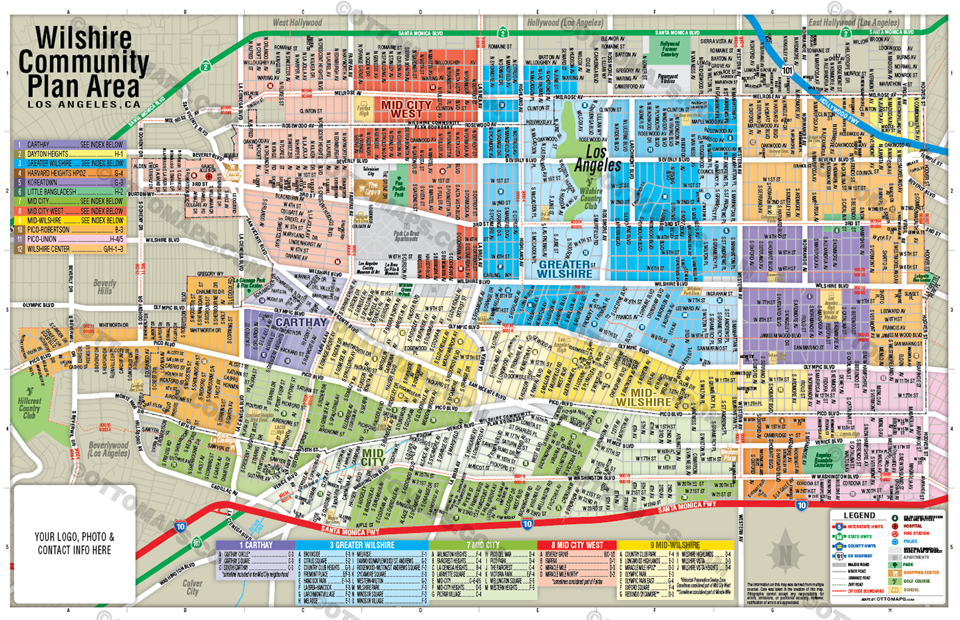 File Plan Map Wilshire Community Plan Map - FILES - PDF and Adobe Illustrator – Otto Maps