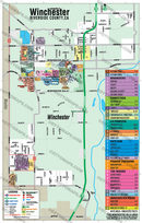 Winchester Map - PDF, editable, royalty free