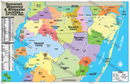 Worcester, Somerset, Wicomico Counties Zip Code Map - FILES - PDF and AI, editable, vector, royalty free no box