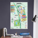 Yountville Map, Napa County, CA - POSTER PRINTS
