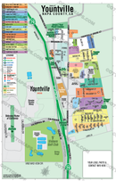 Yountville Map, Napa County, CA - FILES - PDF and Adobe Illustrator - with box