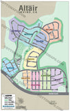 Altair Map, Irvine, CA - PDF, editable, royalty free