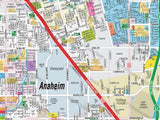 Anaheim Map - PDF, layered, royalty free