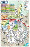 Arcadia Map - PDF, editable, royalty free