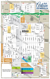 Artesia Map - PDF, layered, royalty free