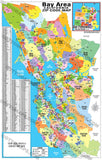 Bay Area Zip Code Map - PDF, editable, royalty free