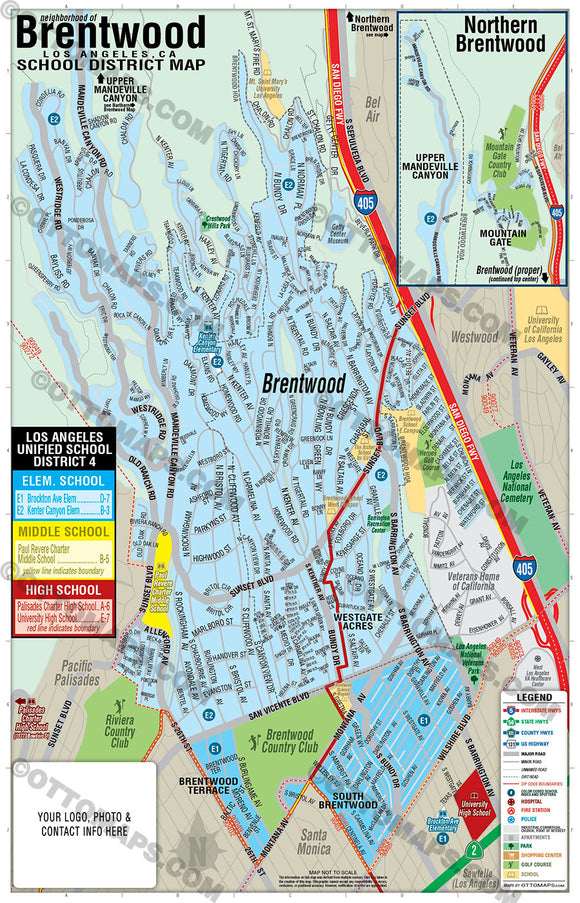 Brentwood School District Map
