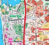 Carlsbad Map - PDF, editable, royalty free