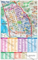 Chula Vista Map - PDF, editable, royalty free