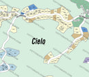 Cielo HOA Community Map - PDF, editable, royalty free