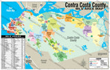 Contra Costa County MLS Area Map - PDF, editable, royalty free