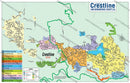 Crestline Map - PDF, editable, royalty free