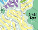 Crystal Cove HOA Community Map - PDF, editable, royalty free