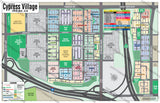 Cypress Village Map, Irvine, CA - PDF, editable, royalty free