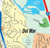 Del Mar Map - PDF, editable, Royalty Free