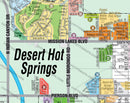 Desert Hot Spring Map - PDF, editable, royalty free