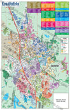 Escondido Map - pdf, editable, royalty free