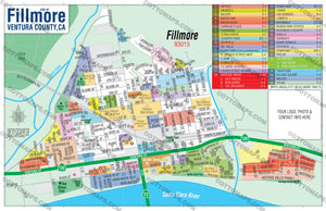 Fillmore Map - PDF, editable, royalty free