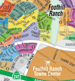Foothill Ranch Map, Orange County, CA