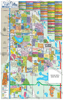 Fort Collins Map, Colorado - PDF, layered, editable, royalty free