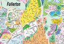 Fullerton Map, Orange County, CA