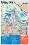 Granada Hills Map - PDF, editable, royalty free