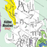 Hidden Meadows Map, San Diego County, CA