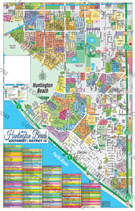 Huntington Beach Map District 15, Orange County, CA