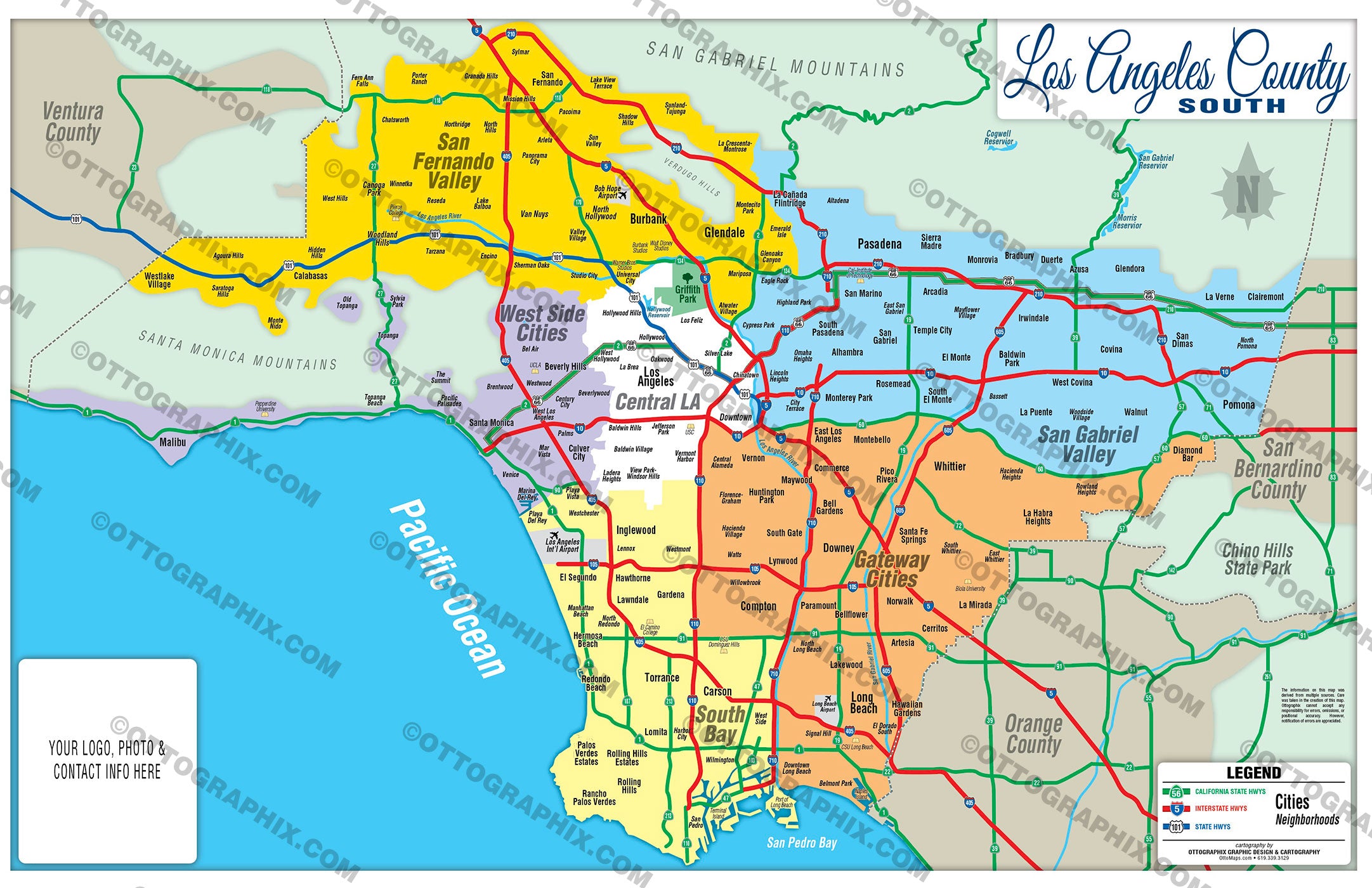 Los Angeles County Map