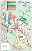 La Canada Flintridge Map, Los Angeles County, CA